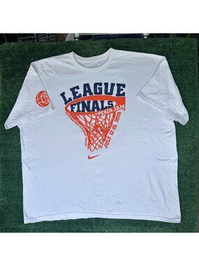 Nike EYBL Peach Jam 2010 T-Shirt White 3XL Elite Youth Basketball League Finals
